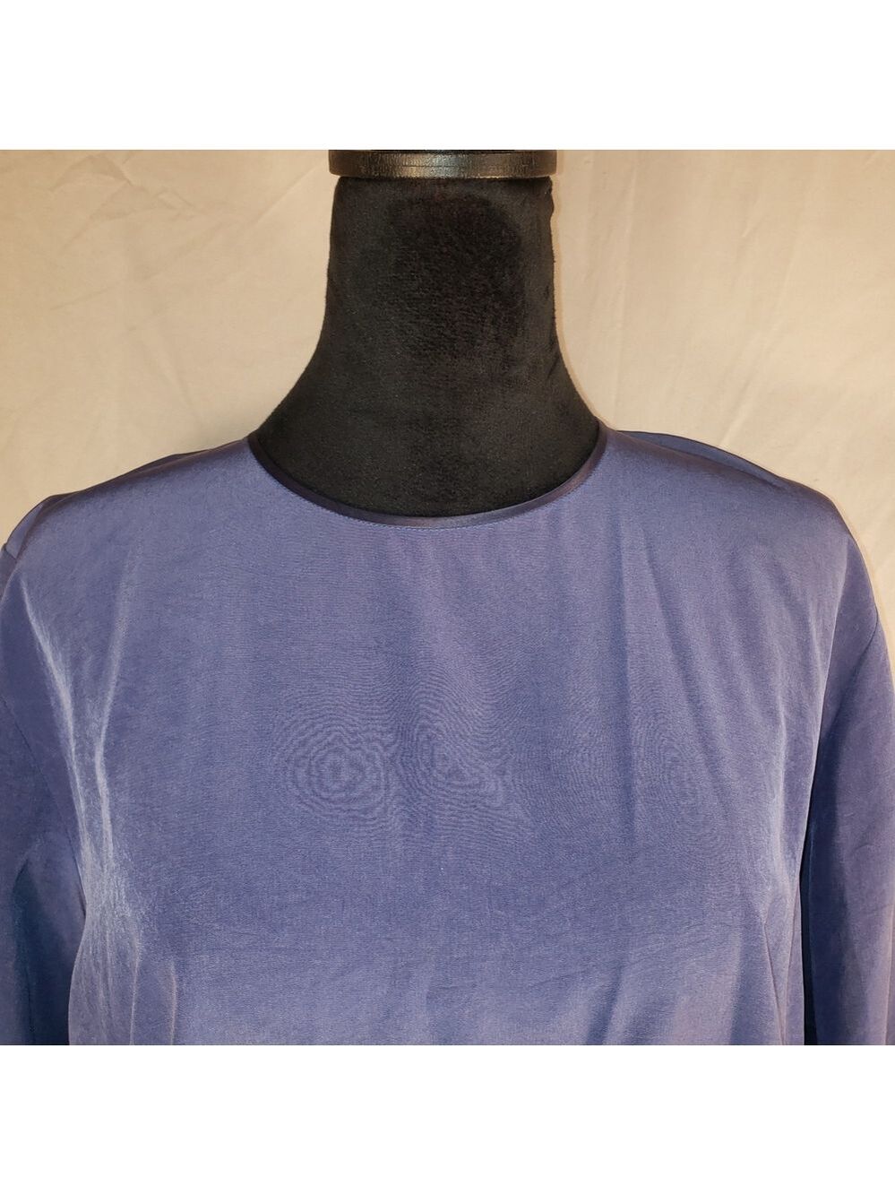 Elegant Maggie Shepherd Women's Blue Short Sleeve Top - M